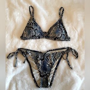 Sexy Snake- Skin design Bikini